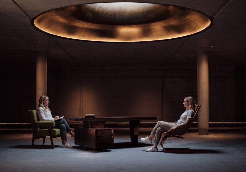 A session under a single skylight